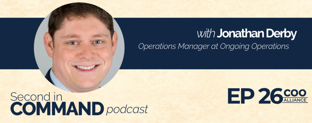 Second In Command Podcast - Jonathan Derby (COO Alliance)