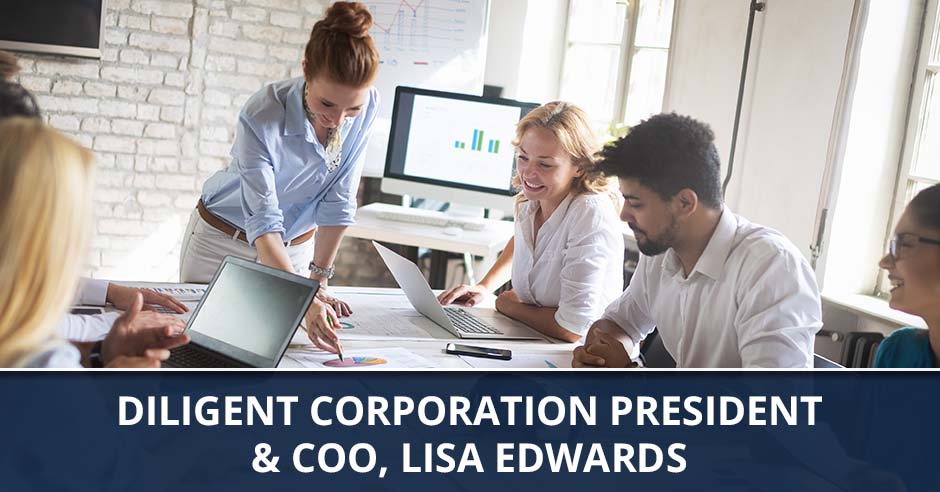 Ep. 186 – Diligent Corporation President & COO, Lisa Edwards