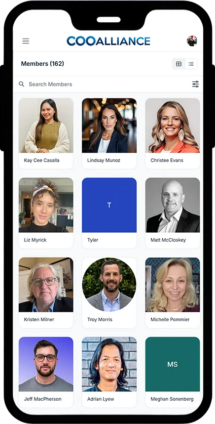 COO Alliance Members Portal on Circle - screenshot 6