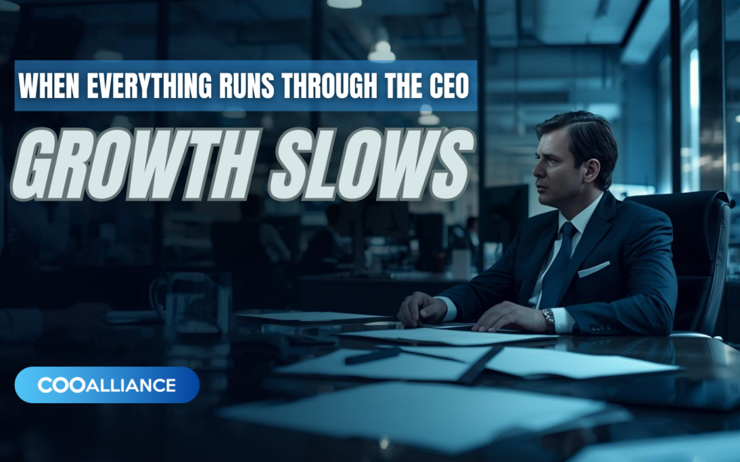 The Hidden Cost of CEOs Running Operations