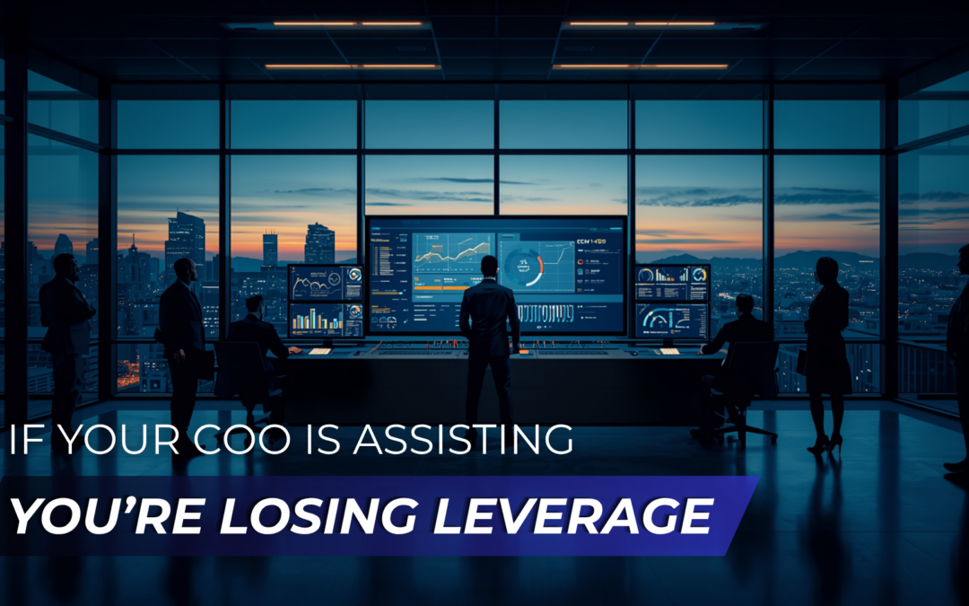 If Your COO Feels Like Support, It’s a Mistake