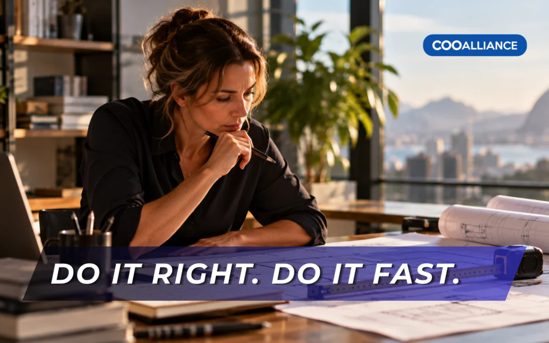 Do It Right, But Do It Fast
